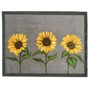 My Mat Nylon Doormatt 50cm x 75cm - Sunflowers Dark Grey | PT575264 image
