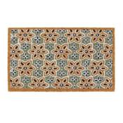 My Mat Outdoor Coco Doormat 45cm x 75cm - Sage Green Woodblock | PT618961 image