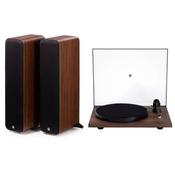Q Acoustics M40 Active Speaker (Pair) + Rega Planar 1 Plus Turntable Package image