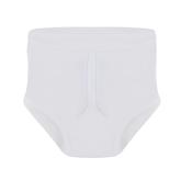 Men's Traditional Y-Front Brief White Small image