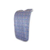 Long Patient Apron – Blue Patterned Clothing Protector