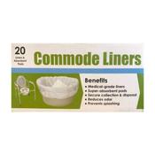 Commode Liners - 20 Pack