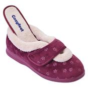 Cosyfeet Snuggly Slipper Burgundy image