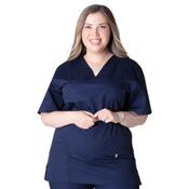 HappyFIT Unisex Scrub Top Navy image
