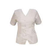 Homecare White V Neck Tunic image