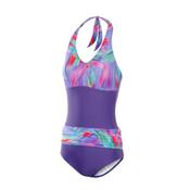 Kes-Vir Ladies Sash Swimsuit – Indigo Wave image