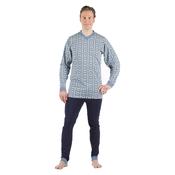 Men's Pattern Jumpsuit with Back Zipper image