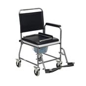 Mobile Commode with Footrest image