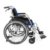 Wheelchair with Foldable Backrest and Removable Upholstery image