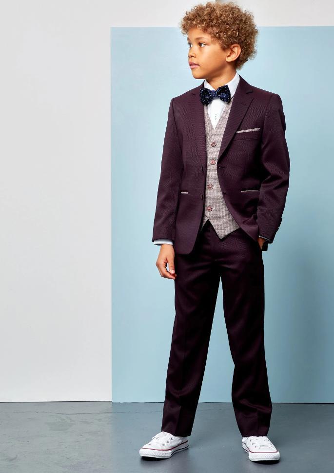 Benetti Boys 3 Piece LOUIS Wine Communion Suit in Mayo GetLocal