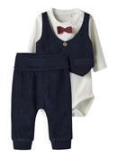 Name It Baby 2-Piece Set with Waistcoat, Trousers &amp; Bow Tie