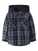 Name it Boys Hooded Check Shirt Shacket