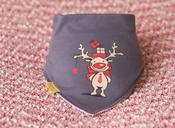 Babyboo Bandana Bib -  Grey Rudolf