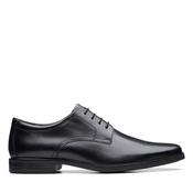 Clarks Howard Walk Black Leather image