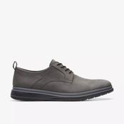 Clarks Mens Chantry Lo Dark Grey Nubuck image