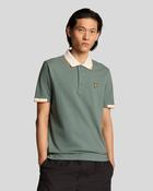 Lyle &amp;amp; Scott Half Tipped Polo Shirt - Green image