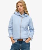 Superdry Essential Logo Zip Hoodie - Rich Blue