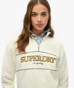 Superdry Country Club Loose Half Zip - Off White image