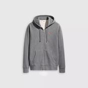 Levis Full Zip Hoodie Grey