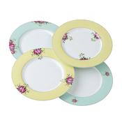 Aynsley Archive Rose Dinner Plates Set of 4