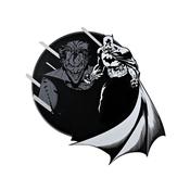 Warner Bros Batman &amp; Joker Wooden Layered Round Plaque