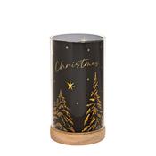 Christmas Light Up Tube with Base - Laughter, Happiness, Memories
