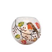 Country Living Autumn Robin Votive Holder
