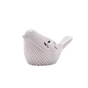 Country Living Ceramic LED Bird White/Grey Small