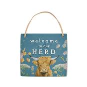 Country Living "Welcome To Our Herd" Plaque