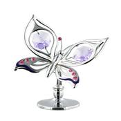 Crystocraft Chrome Plated Orchid Butterfly image