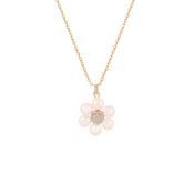 Tipperary Daisy Pink Pearl Gold Pendant image