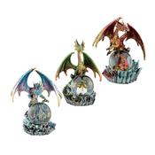 Dark Legends Crystal Orb Dragon Mother Snow Globe