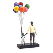 David McGlynn Sculpture - Dad &amp; Girl 'Happiness'