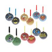 DC Comic Christmas Baubles - Heroes Set of 6 image