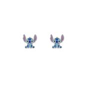 Disney Stitch Sterling Silver Enamel Stud Earrings