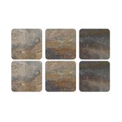 Earth Slate Set of 6 Coasters image