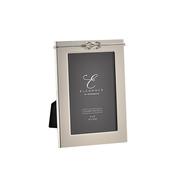 Elegance Silver Plated Love Knot Frame 4" x 6"