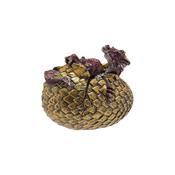 Fang Golden Dragon Egg Figurine