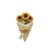 Get Well Soon 3D Flower Figurine Card