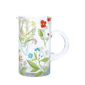 Gisela Graham Meadow Glass Water Jug - 19cm image