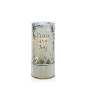 Glass LED Tube Light - Peace and Joy
