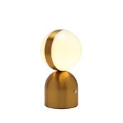 Hestia Bronze Glass Ball USB LED Touch Table Lamp image