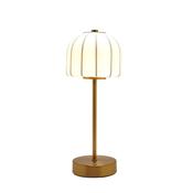 Hestia Soft Touch Shaded Bronze USB LED Touch Table Lamp image