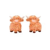 Highland Cow Salt &amp; Pepper Shakers image