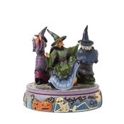 Jim Shore A-Haunting We Will Go Rotating Witches