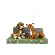 Jim Shore An Unlikely Friendship Fox &amp; Hound