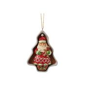 Jim Shore Gingerbread Cookie Cutter Santa Hanging Ornament image
