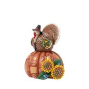 Jim Shore Gobble Greetings Harvest Turkey