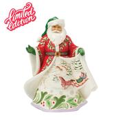 Jim Shore Magical Sleigh Ride Santa Winter Scene First Edition