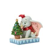 Jim Shore Merry Moments Dumbo with Christmas Tree